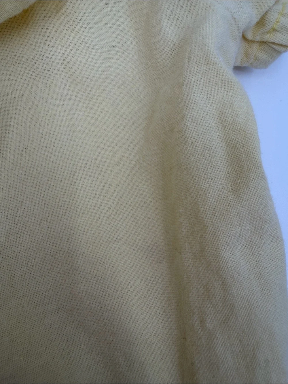 Ann Labay Originals Vintage Girls Yellow Geese Dress 3T 4T Cottagecore Ruffle